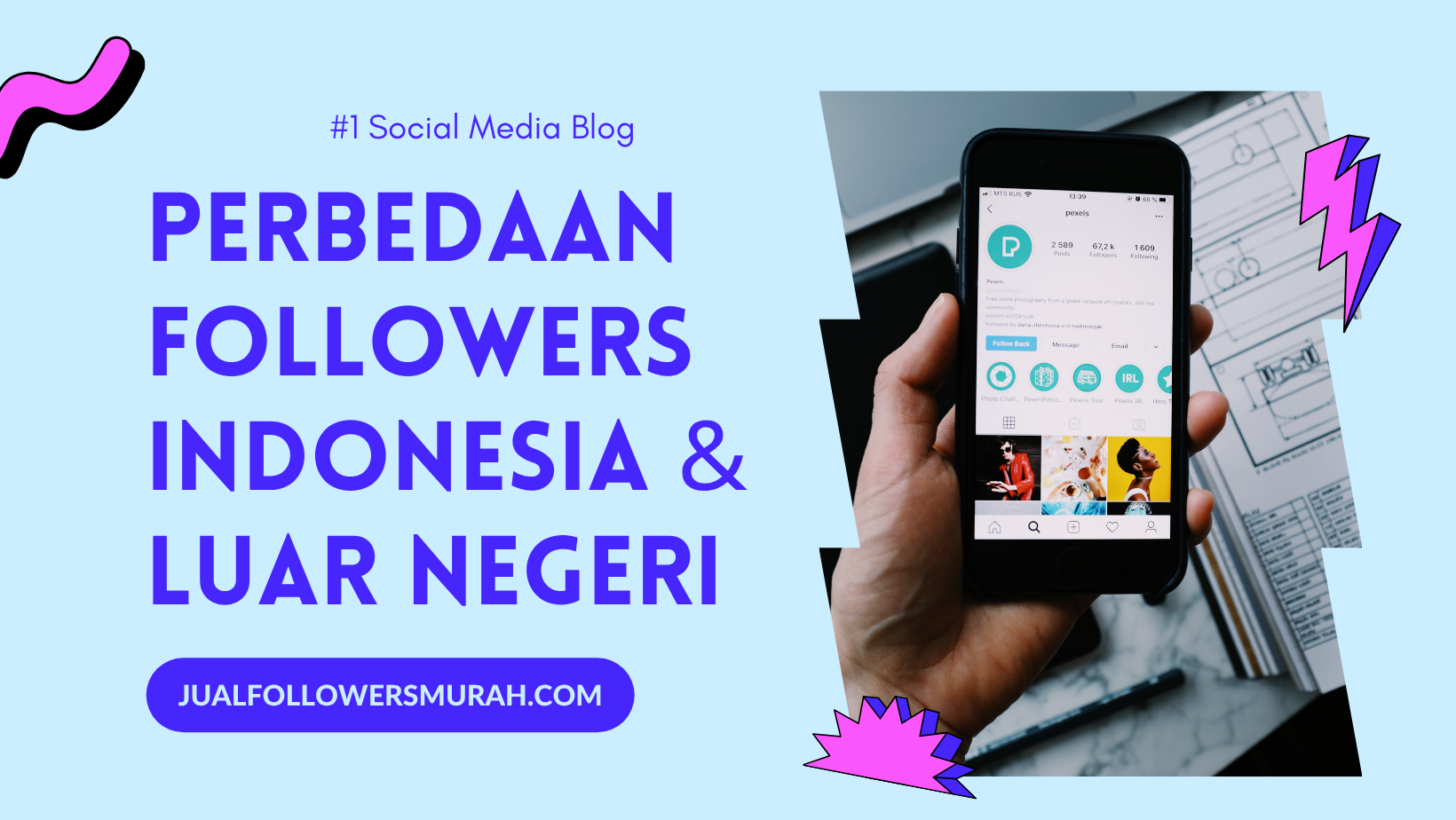 Perbedaan Followers Indonesia dan Luar Negeri